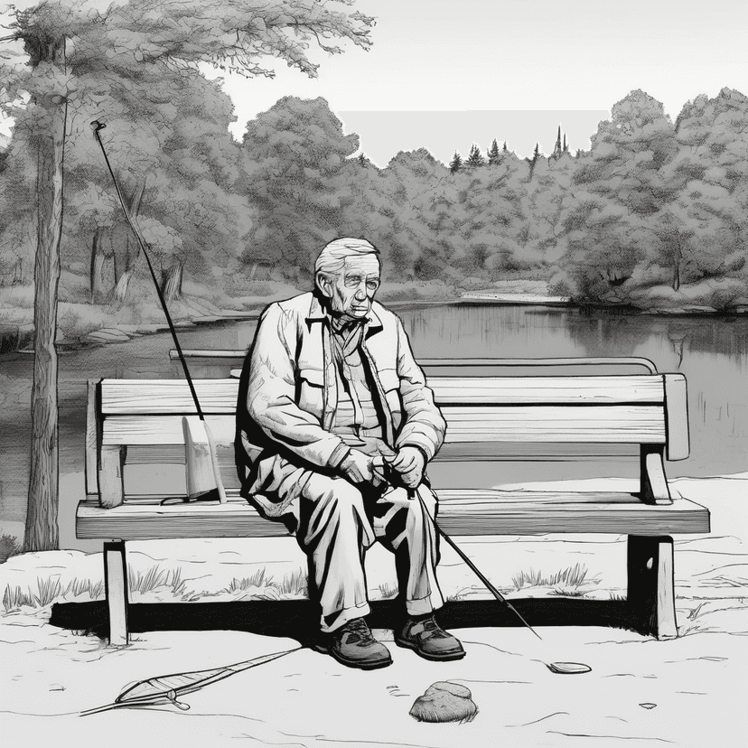 Still waiting for the river to remember its bed.